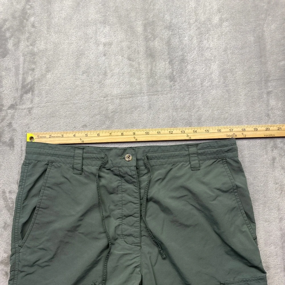 The North Face Mens Sage Green Cargo Hiking Pants‎ Drawstring Sz M 399TKS